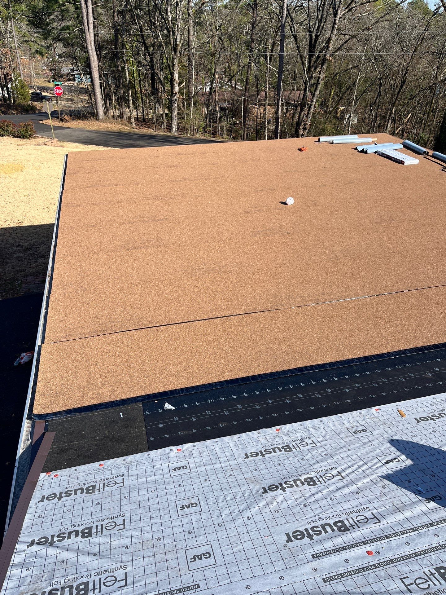 Residential Roof Replacement With GAF Architectural Shingles in Hot Springs by Temple Roofing and Exteriors