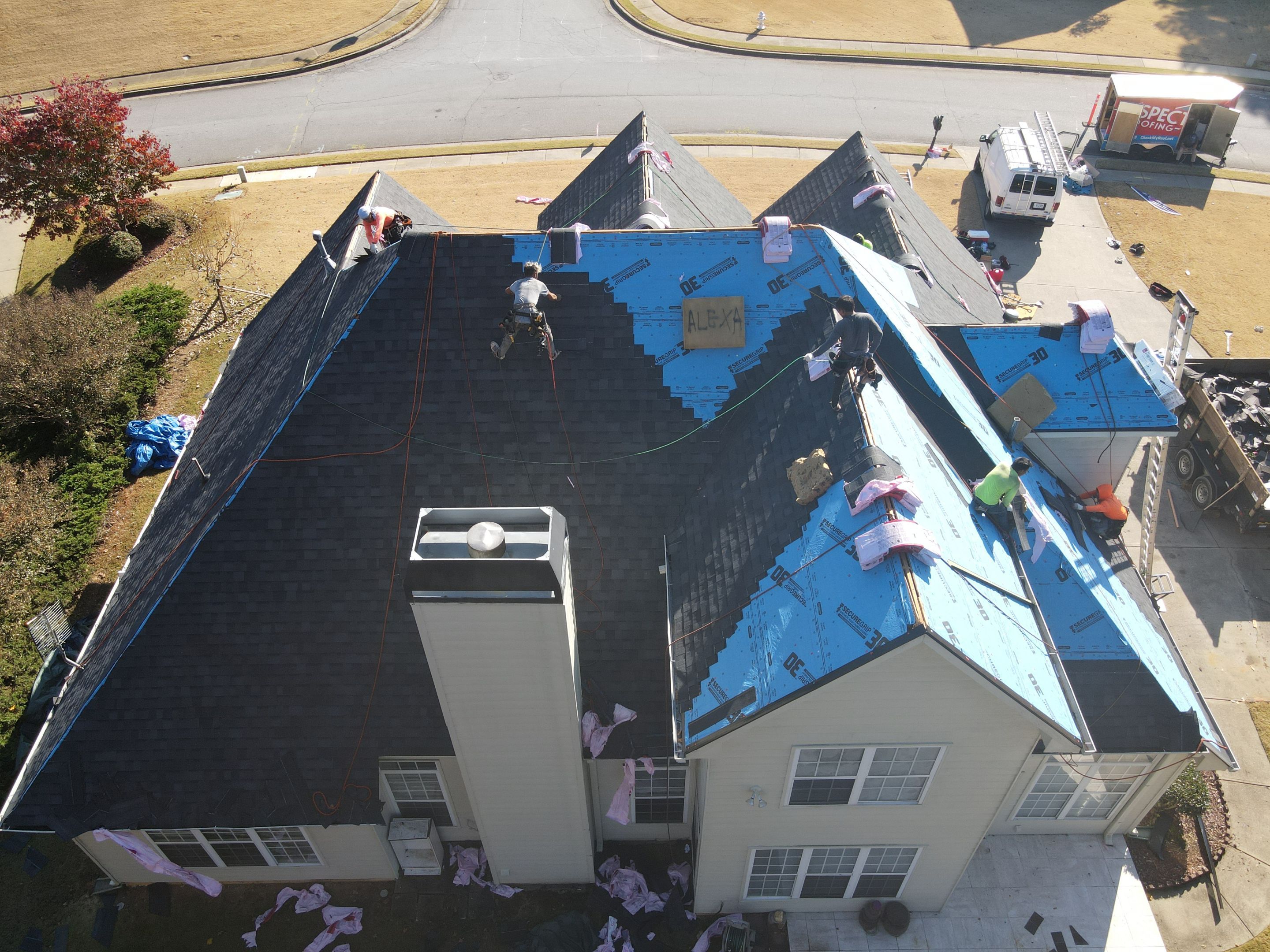 Residential Roofing Installation using Owens Corning by Inspector Roofing and Restoration