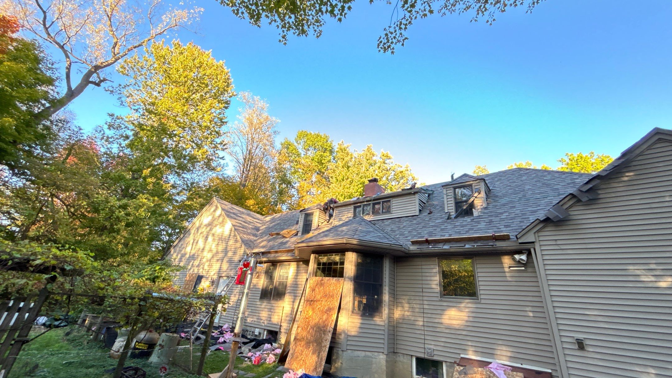 Roof Replacement using Owens Corning Driftwood by 180 Contractors