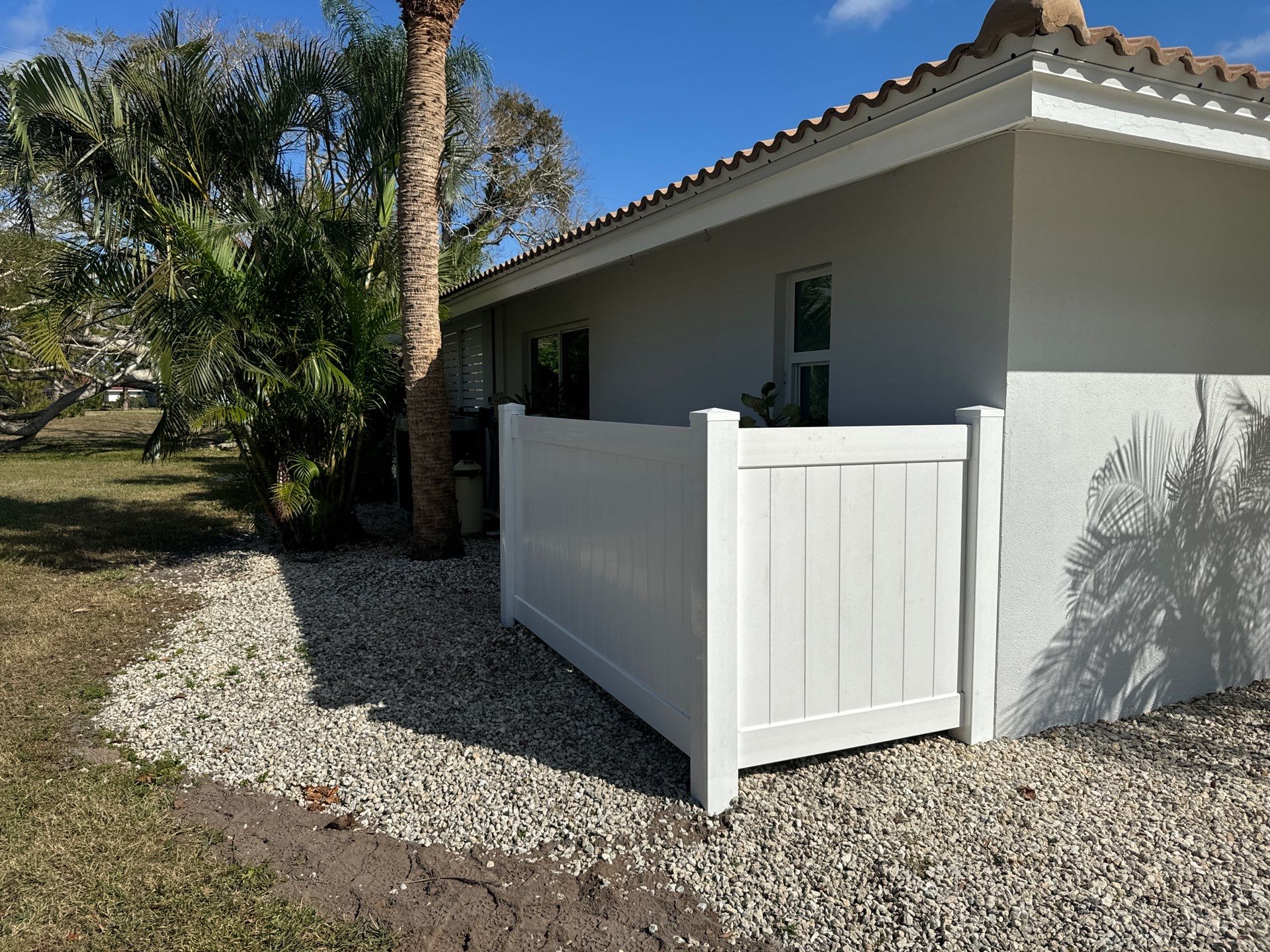 Aluminum Fence Installation using 3 Rail 4Ft Black Aluminum and 4Ft White Vinyl Fence by Asap fence and gates, LLC