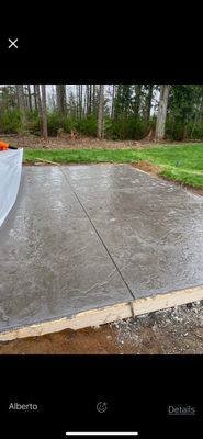 Jamie | Stamped Finish Patio, Concrete Project