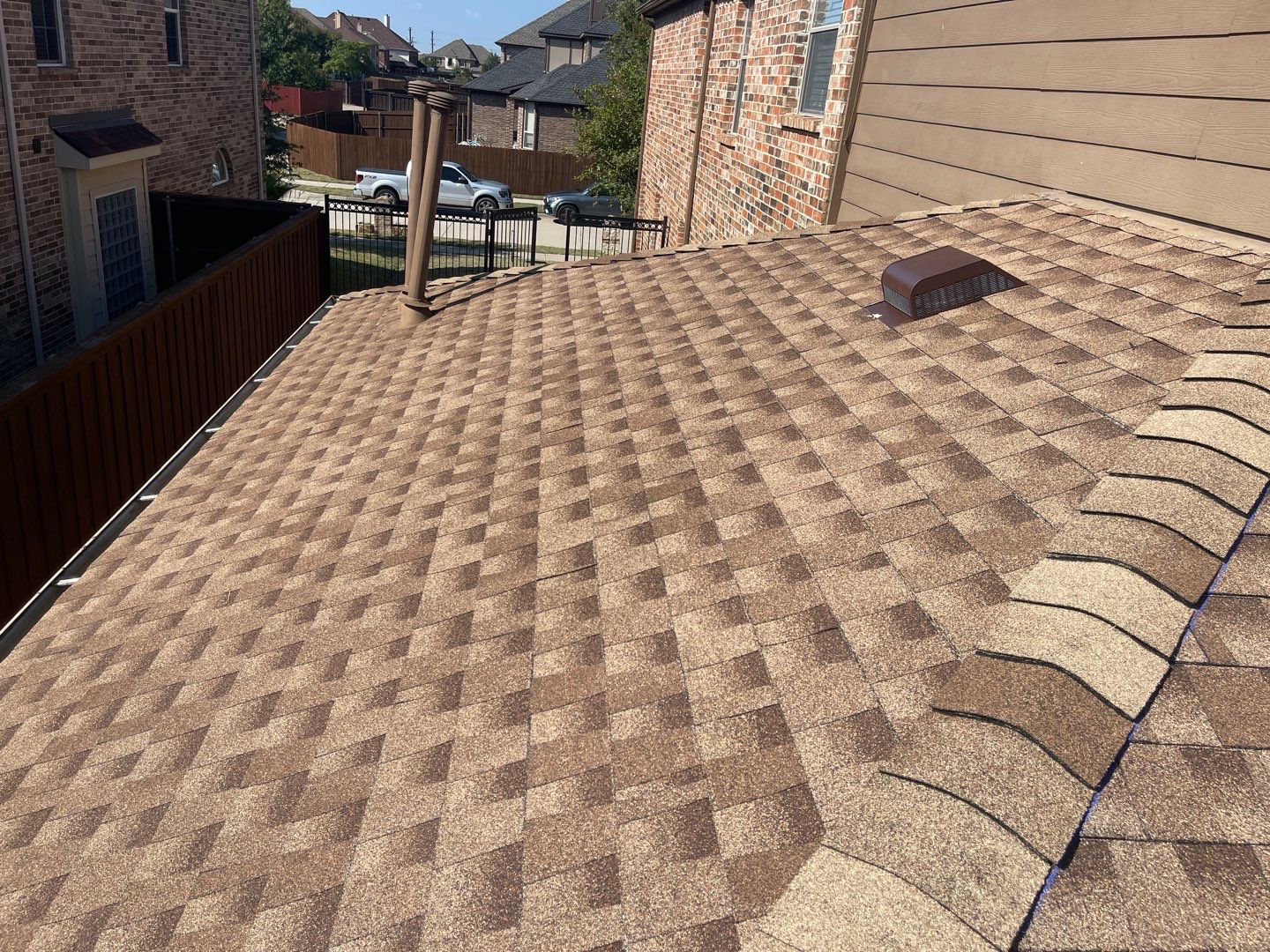 Storm Roof Damage Replacement in Frisco by First United Roofing & Construction