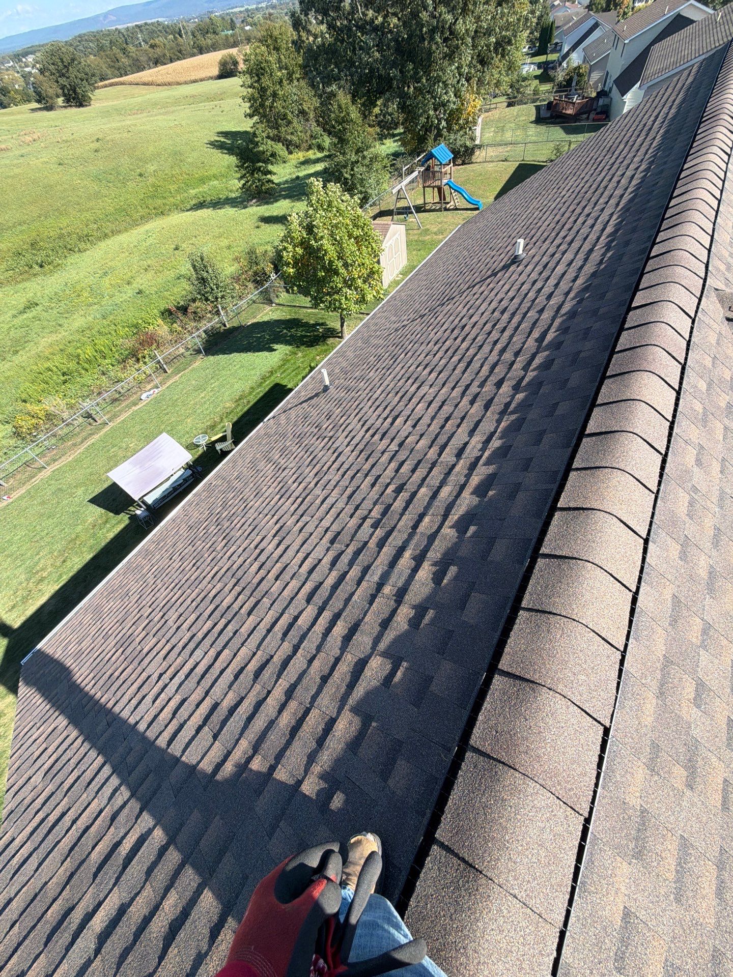 Residential Roof Installation Featuring GAF Timberline HD Shingles in Chambersburg by Teflon Roofing
