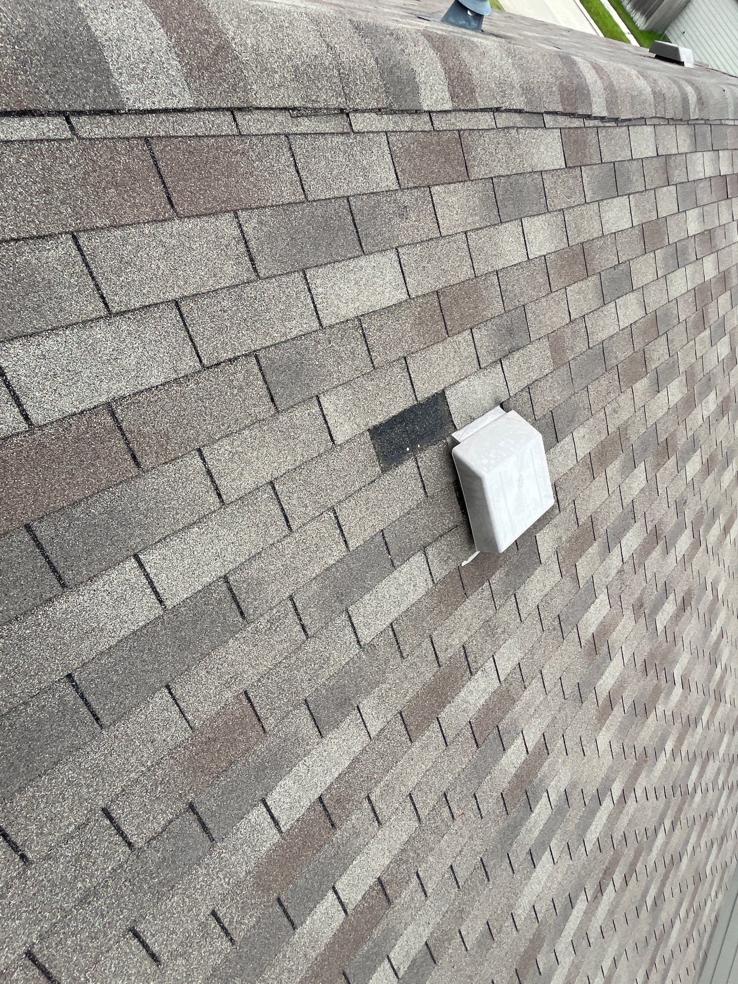 Hail Damage using Owen's Corning Duration (Lifetime) Shingles by Roof Repair Company