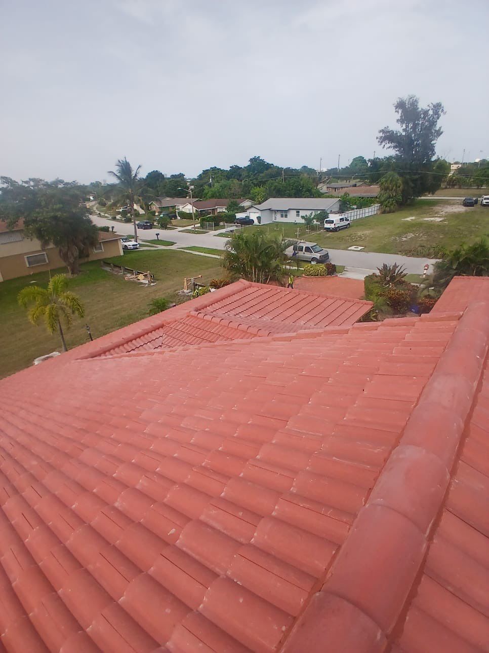 West Palm Beach Residential Tile Roof Installation and Plywood Replacement by AJF ROOFING INC