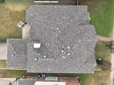 Residential Roofing Installation using Malarkey Highlander Natural Wood