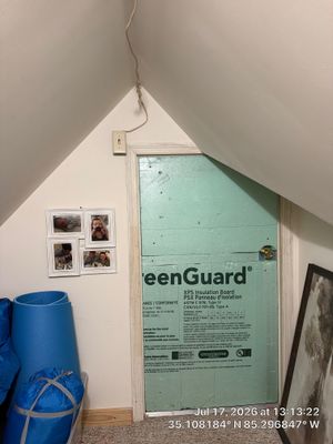 Attic Insulation and Knee Wall Access Panel Sealing in Chattanooga