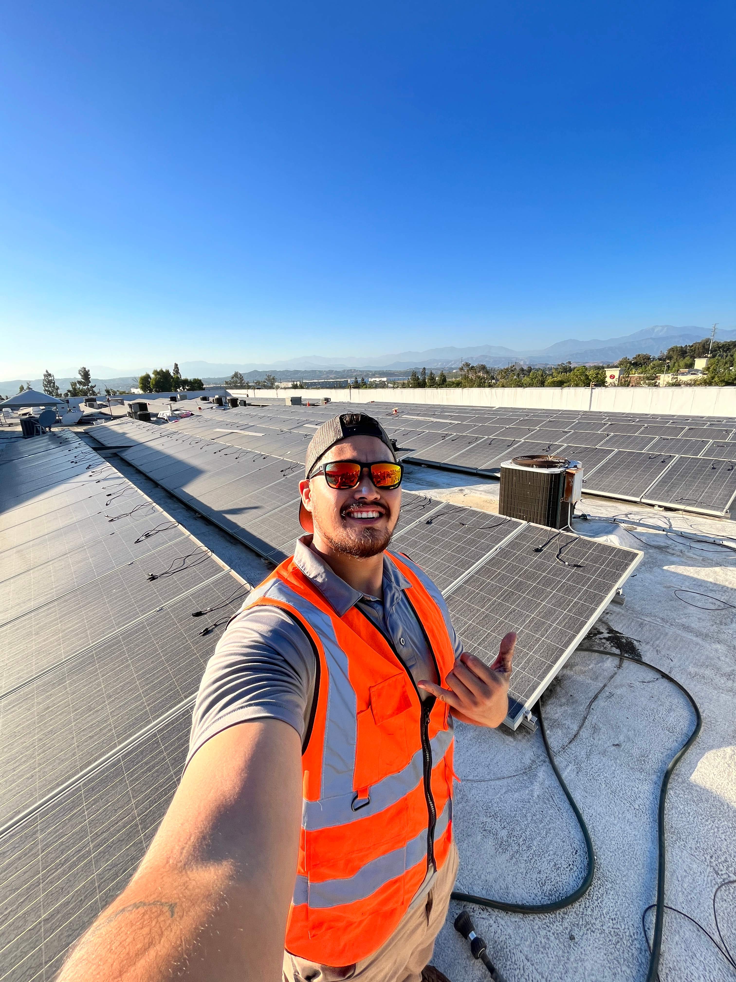 Commercial Solar Panel Cleaning in Diamond Bar, Ca by Palm Coast Solar Cleaning