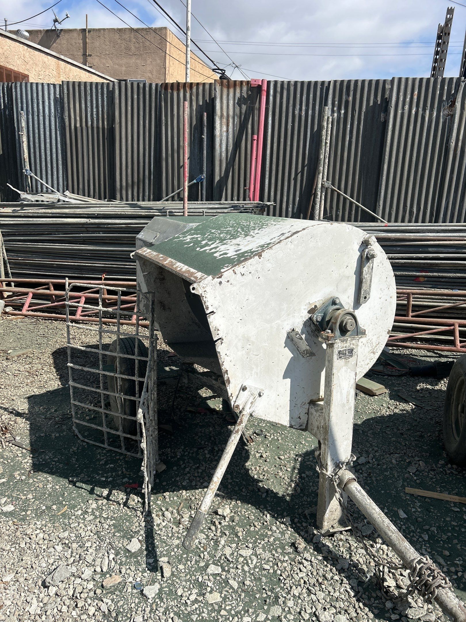 Sandblasting Paint Off Steel Machines In Portland, CA by La Power Washing Inc