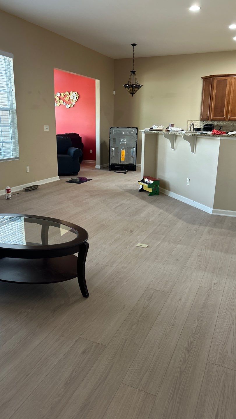 First floor LVP installation by Footprints Floors of Nashville