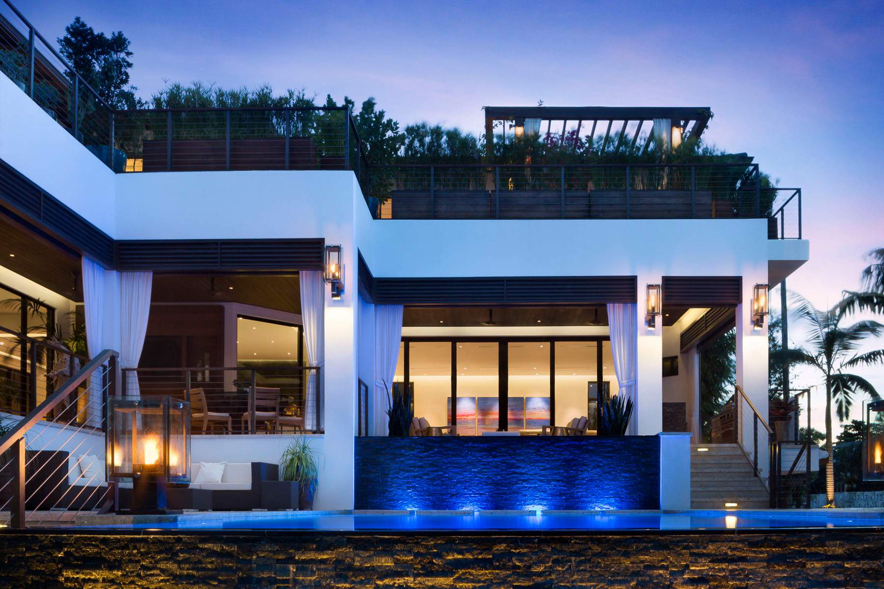 Custom Outdoor Lighting and Exterior Fixture Installation for Modern Homes by Solara Custom Living