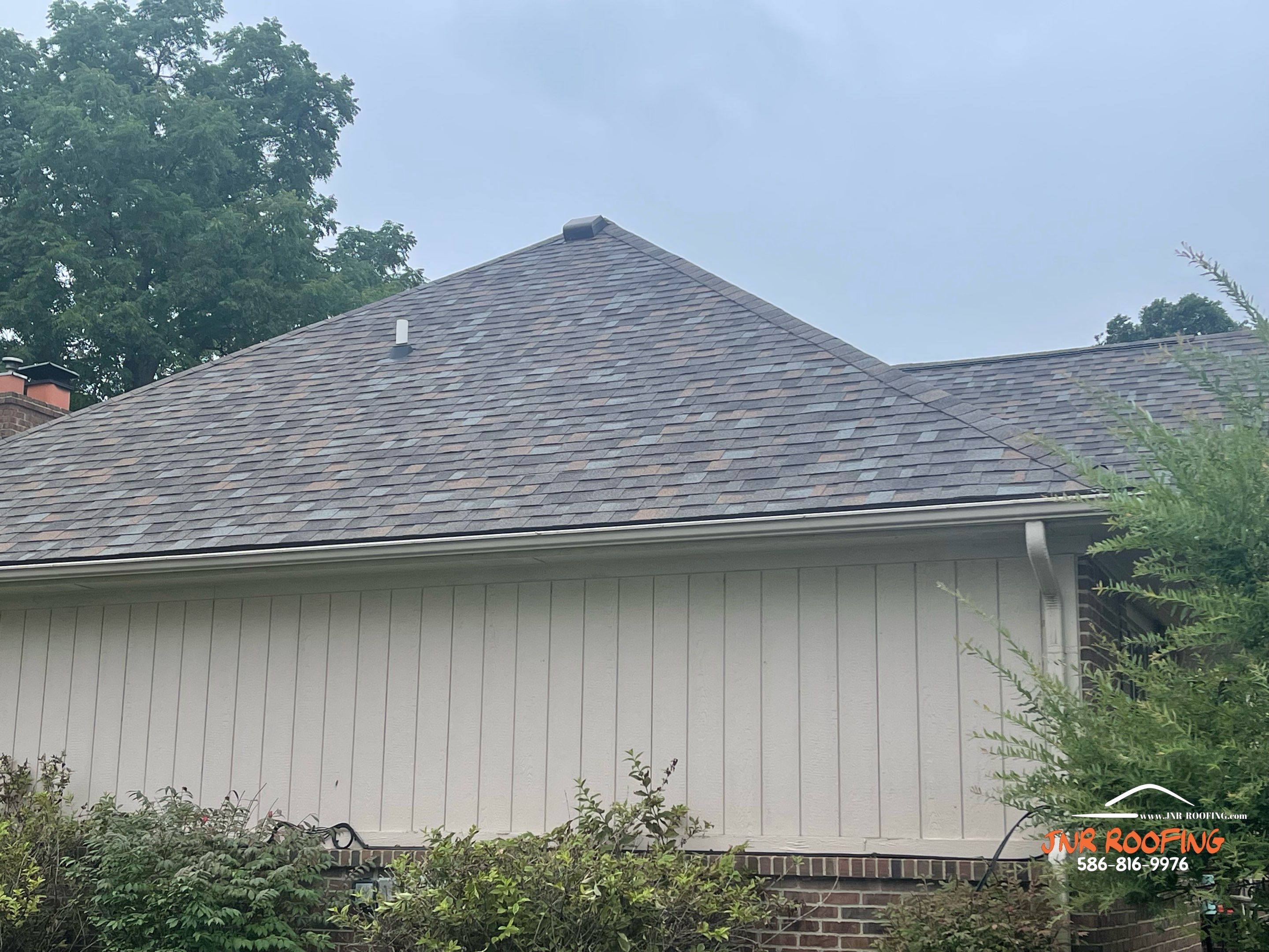 Residential Roofing Installation using Owens Corning Aged Copper by JNR Roofing LLC