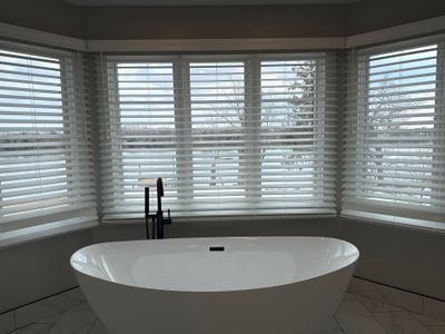 Faux Wood Blinds Project in Broomes Island, MD
