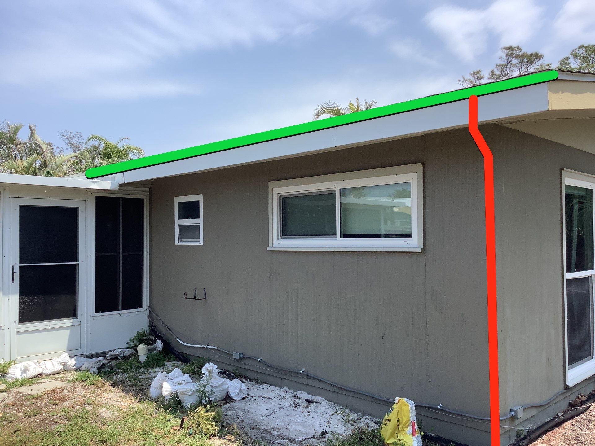 K-Style Aluminum Gutters in Siesta Key FL by Gutter Professors