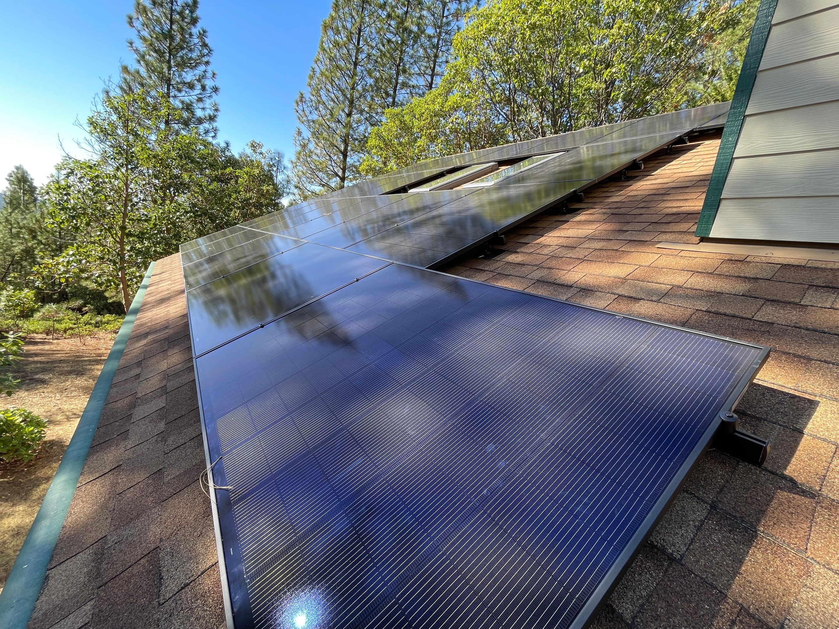 Solar Panel Installation using REC Solar Panels by Byers Enterprises 