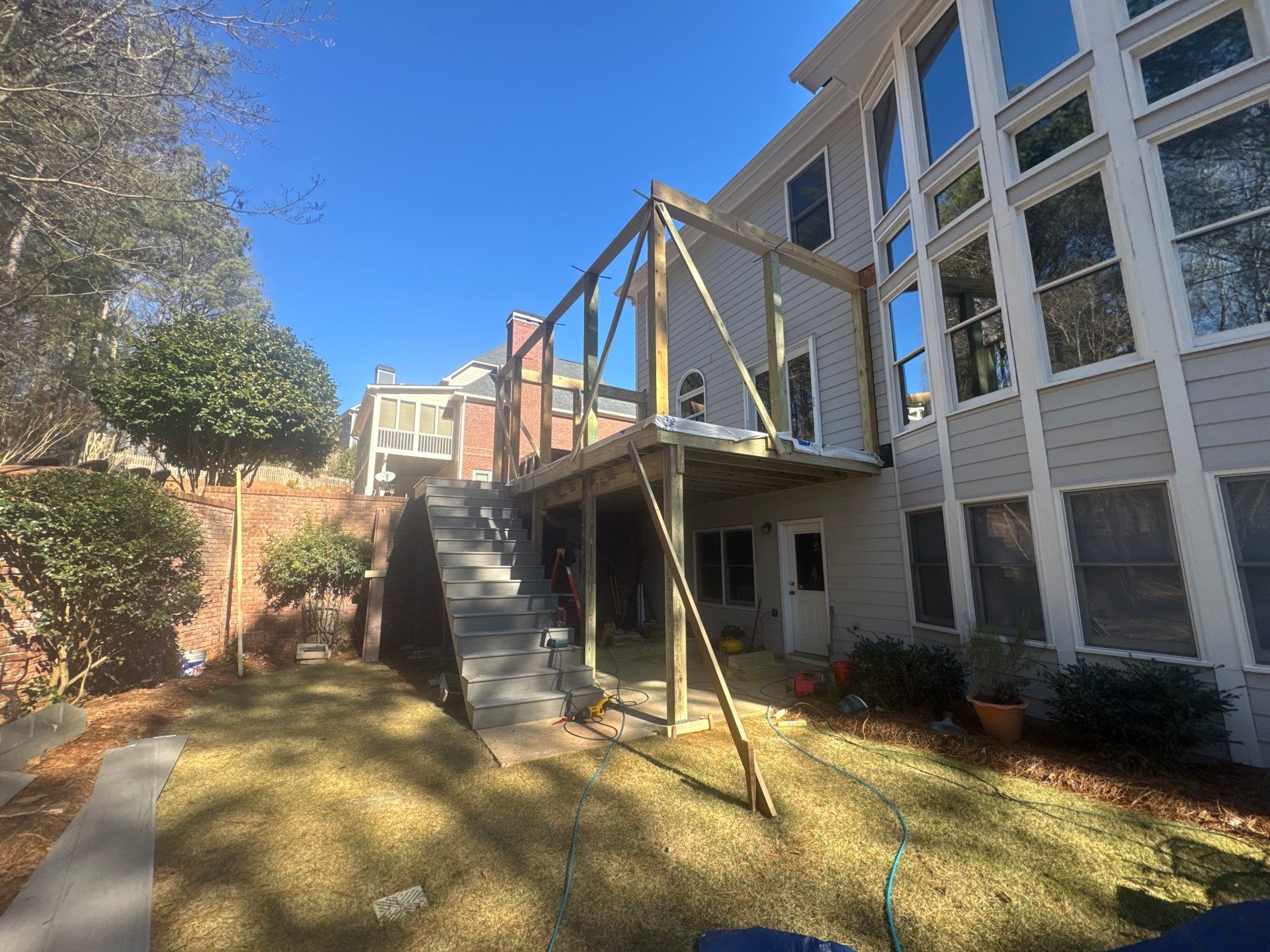 Screen Porch Construction  by Swift Home Renovations 