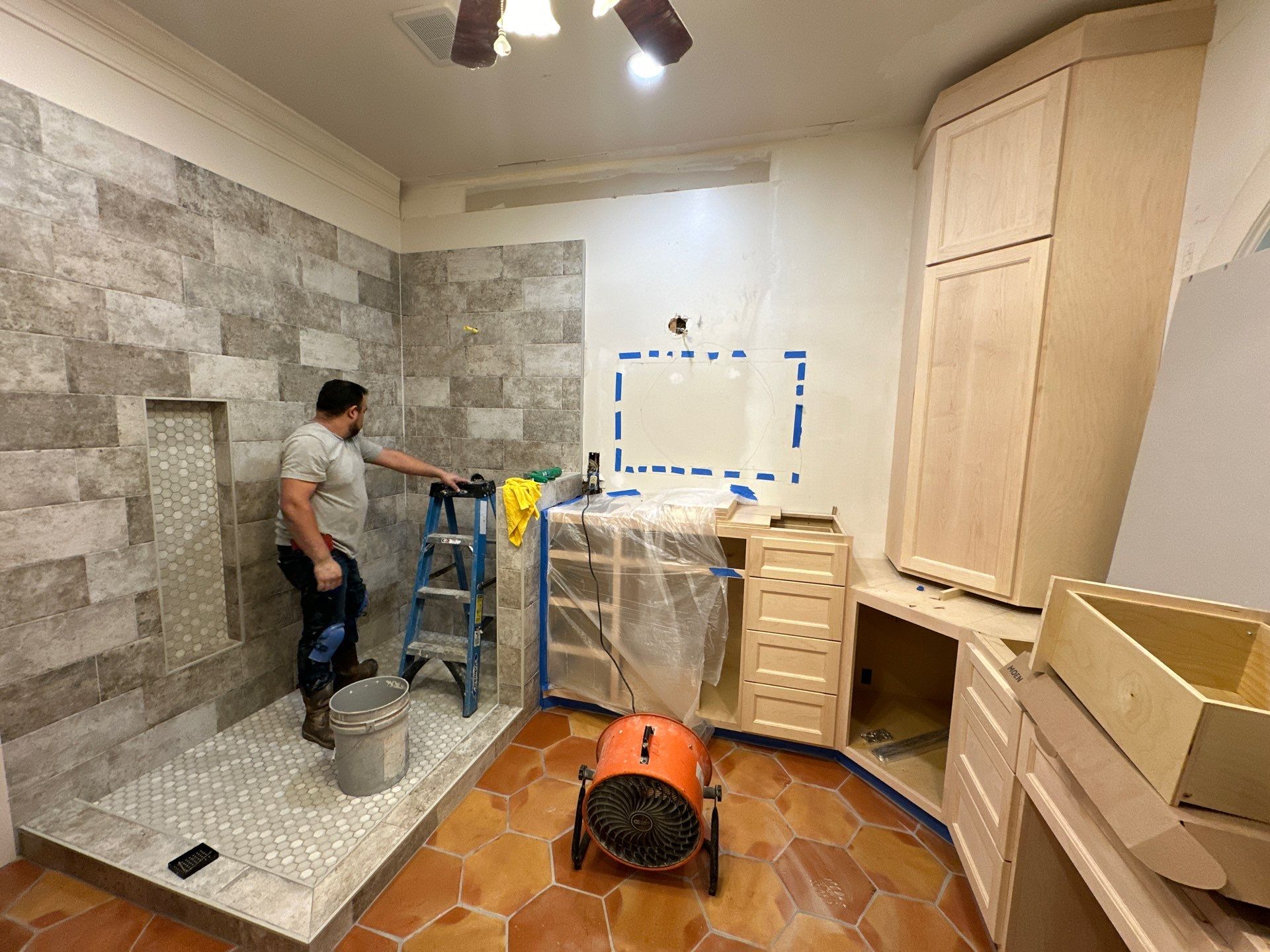 Bathroom Remodel and Flooring in Tomball, TX by SophAlx LLC