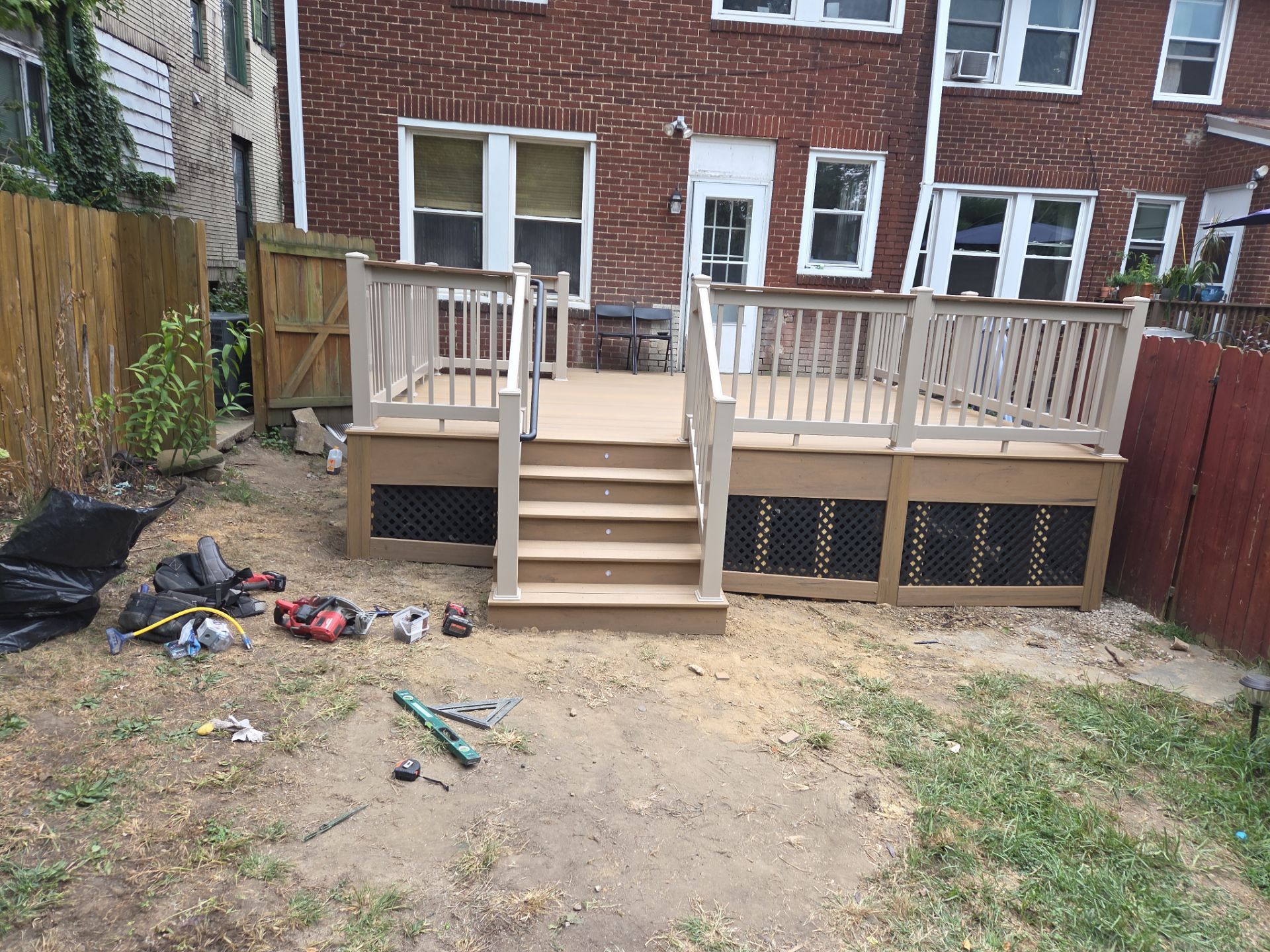 Deck build  by Cousins Roofing Siding & Decks