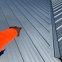 24ga 1" Nail-Strip Mill Finish by Total Roofing System The Metal Roof Experts