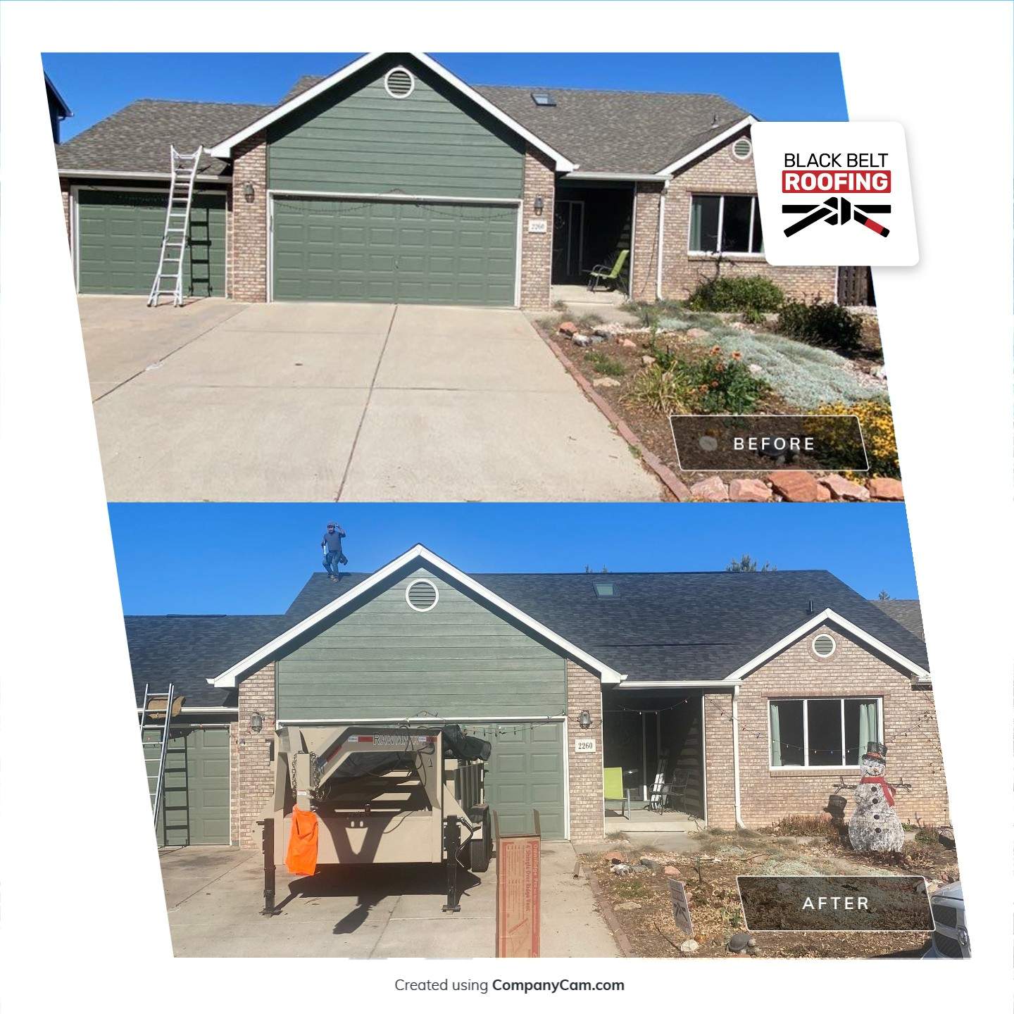 Residential Roofing Installation using Certainteed Northgate by Black Belt Roofing