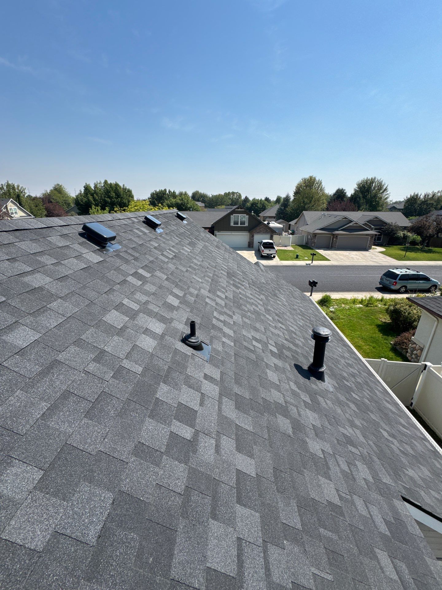 Complete Residential Roof Replacement Featuring Architectural Shingles in Meridian by Olive Roofing