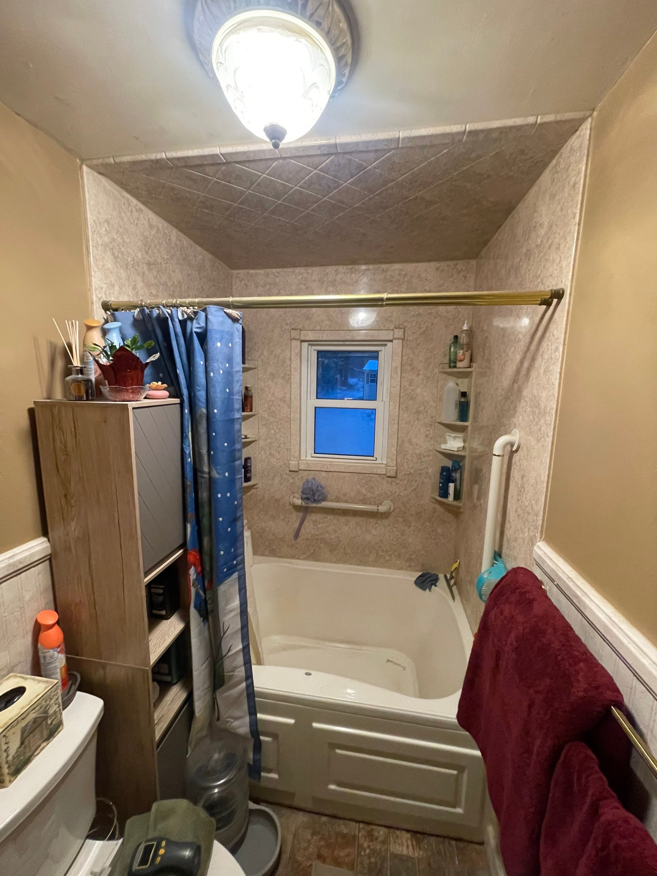 Tub To Walk-In Shower Conversion in Bloomingburg, NY by Yankee Home Improvement