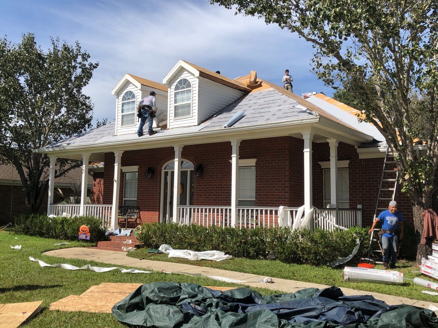 Residential Roofing Installation using Roof Replacement by American Roofing & Construction LLC