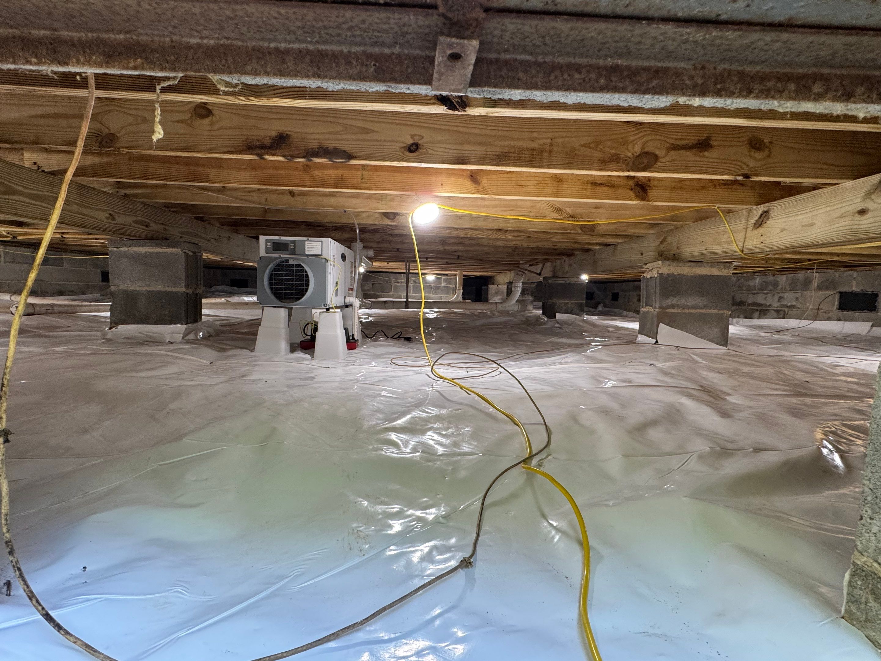 Project in Suffolk by Patriot Crawl Space Repairs