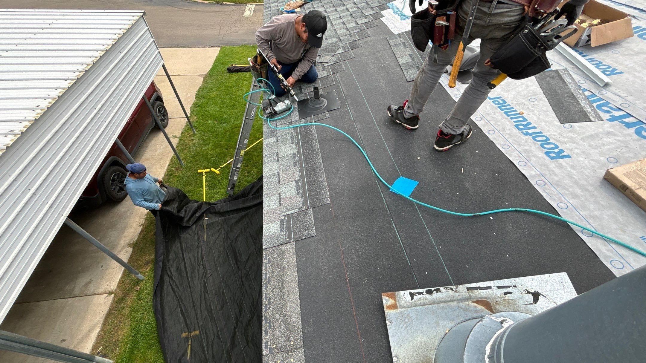 Roof Replacement using CertainTeed Landmark by 180 Contractors