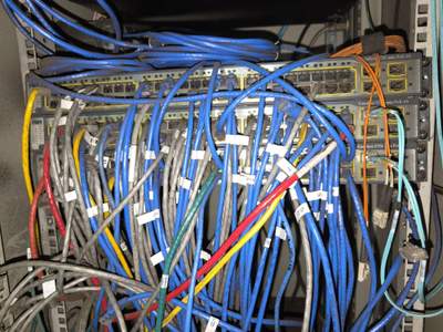 Structured cabling installation by CimaSolutions