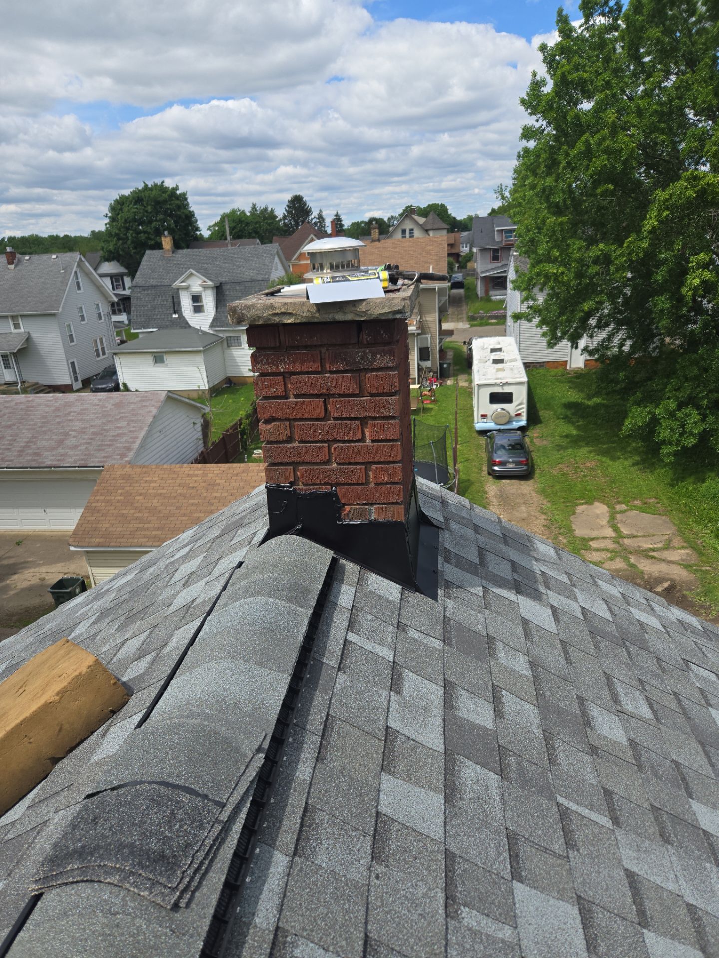 Atlas Pinnacle, Color, Coastal Granite, Drip Edge, Color, Black by Eagle Eye Roofing