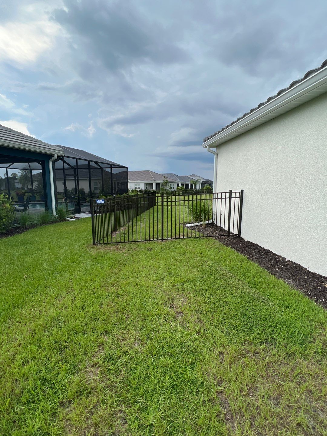 Sarasota, FL 4ft. Tall Black 3-Rail Aluminum Fence by Asap fence and gates, LLC