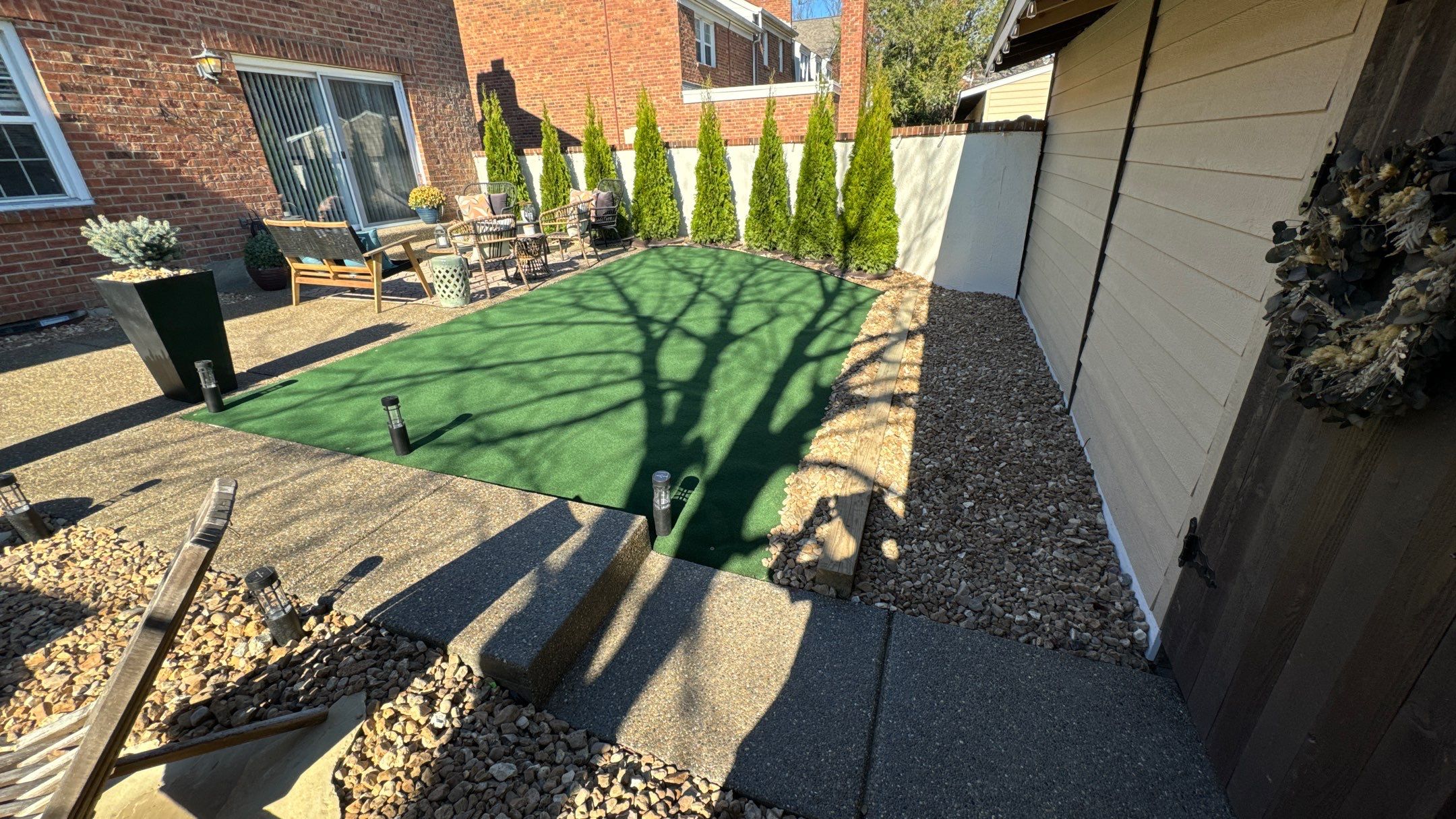 Courtyard Overhaul by Reisenberg’s Lawn & Landscape, LLC