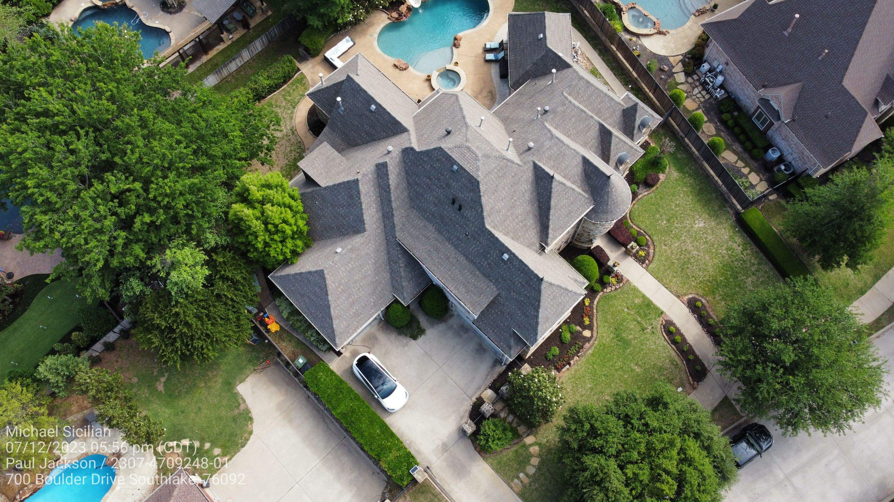 Project in Southlake by Zeus Exteriors