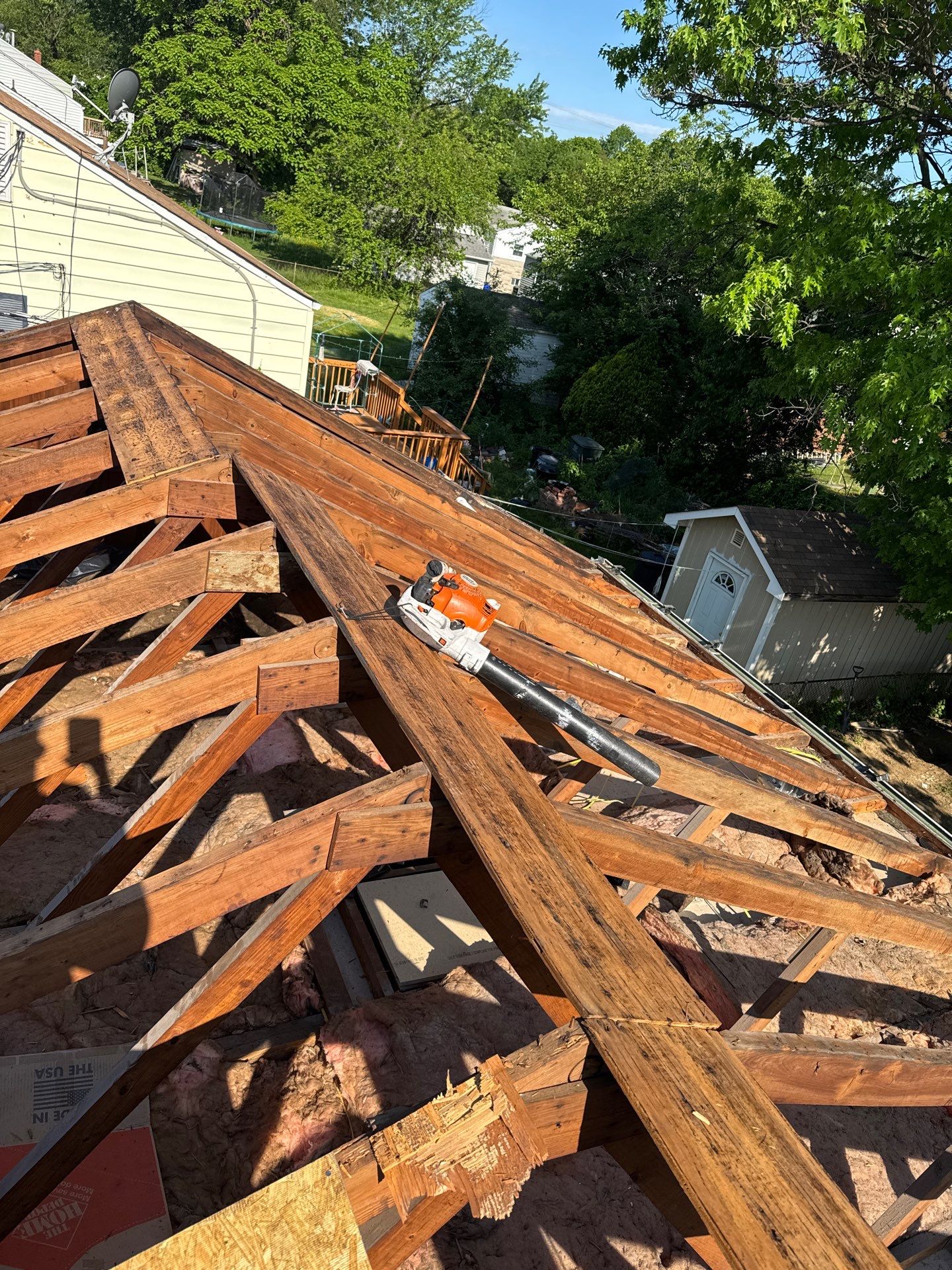 Residential Roofing Installation using GAF HDZ SHINGLES by La Bendicion Contruction Llc