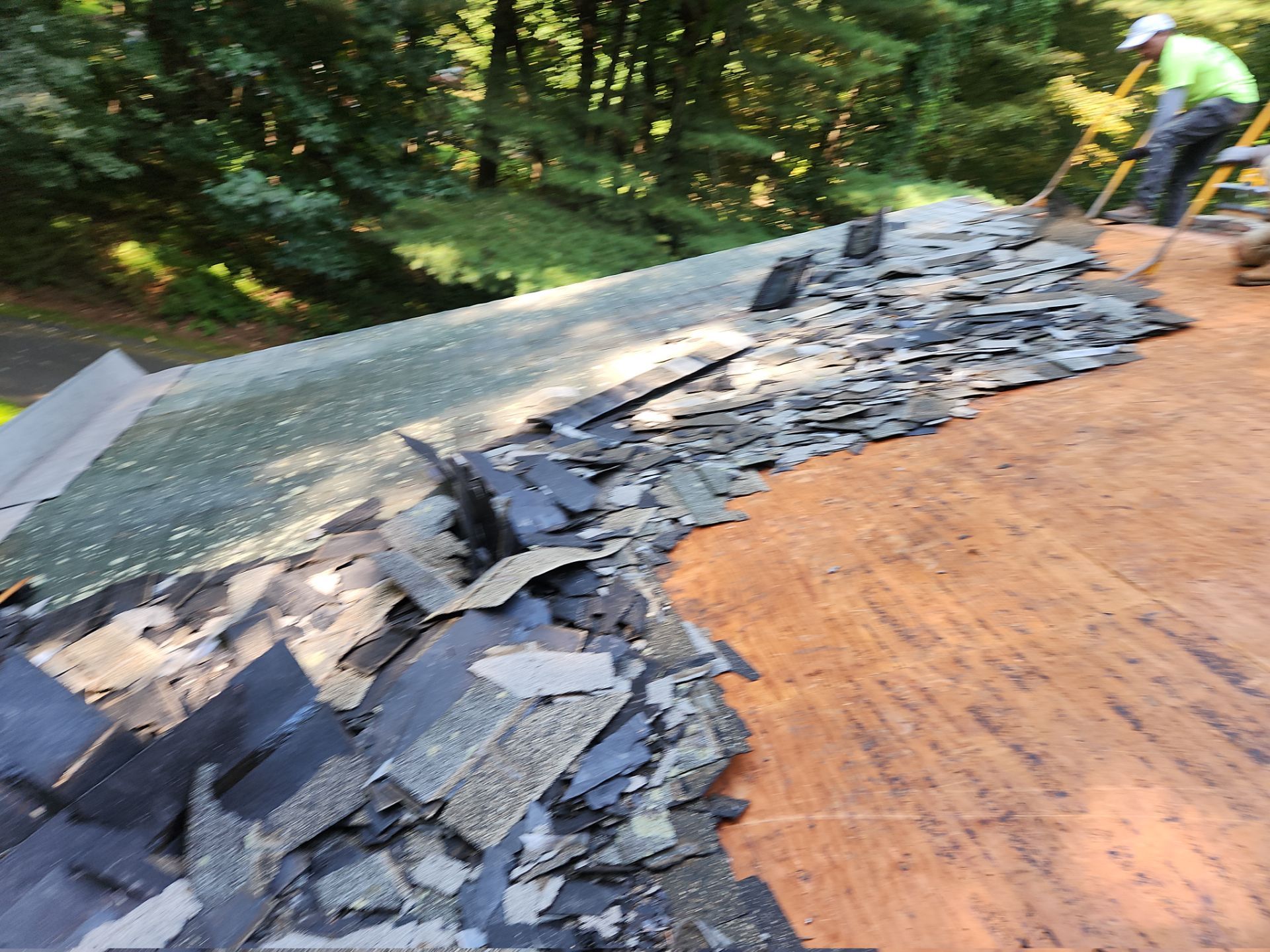 Residential Roofing Installation using Owens Corning TruDefinition Duration AR - Estate Gray by A Plus Exterior