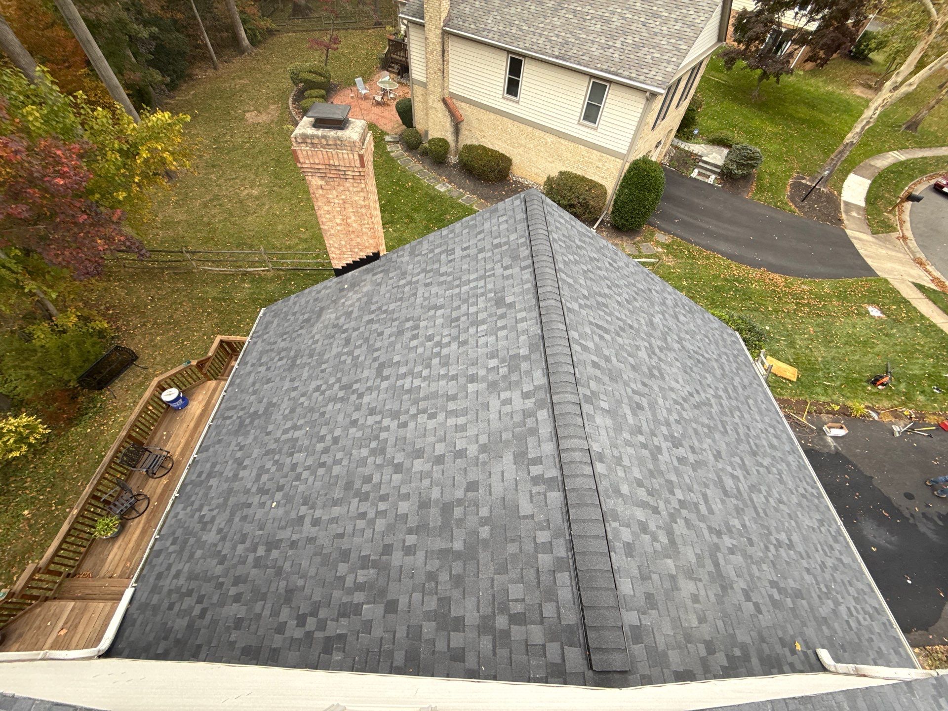 Alexandria :Residential Roof Replacement with CertainTeed Landmark Pro in Max Def Moire Black  by RM Banning, Inc.