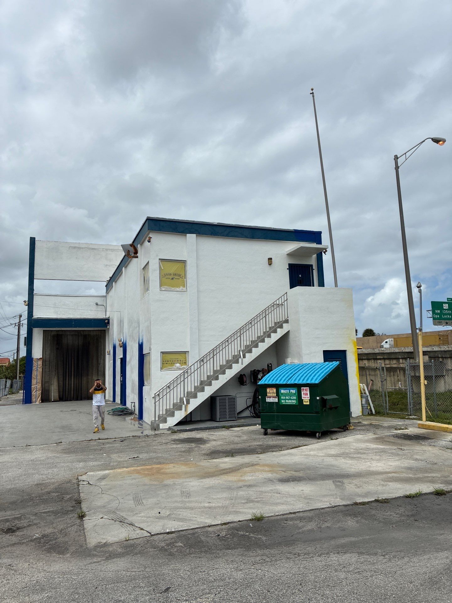 Miami Commercial Exterior Transformation by John “The Greek” Painting