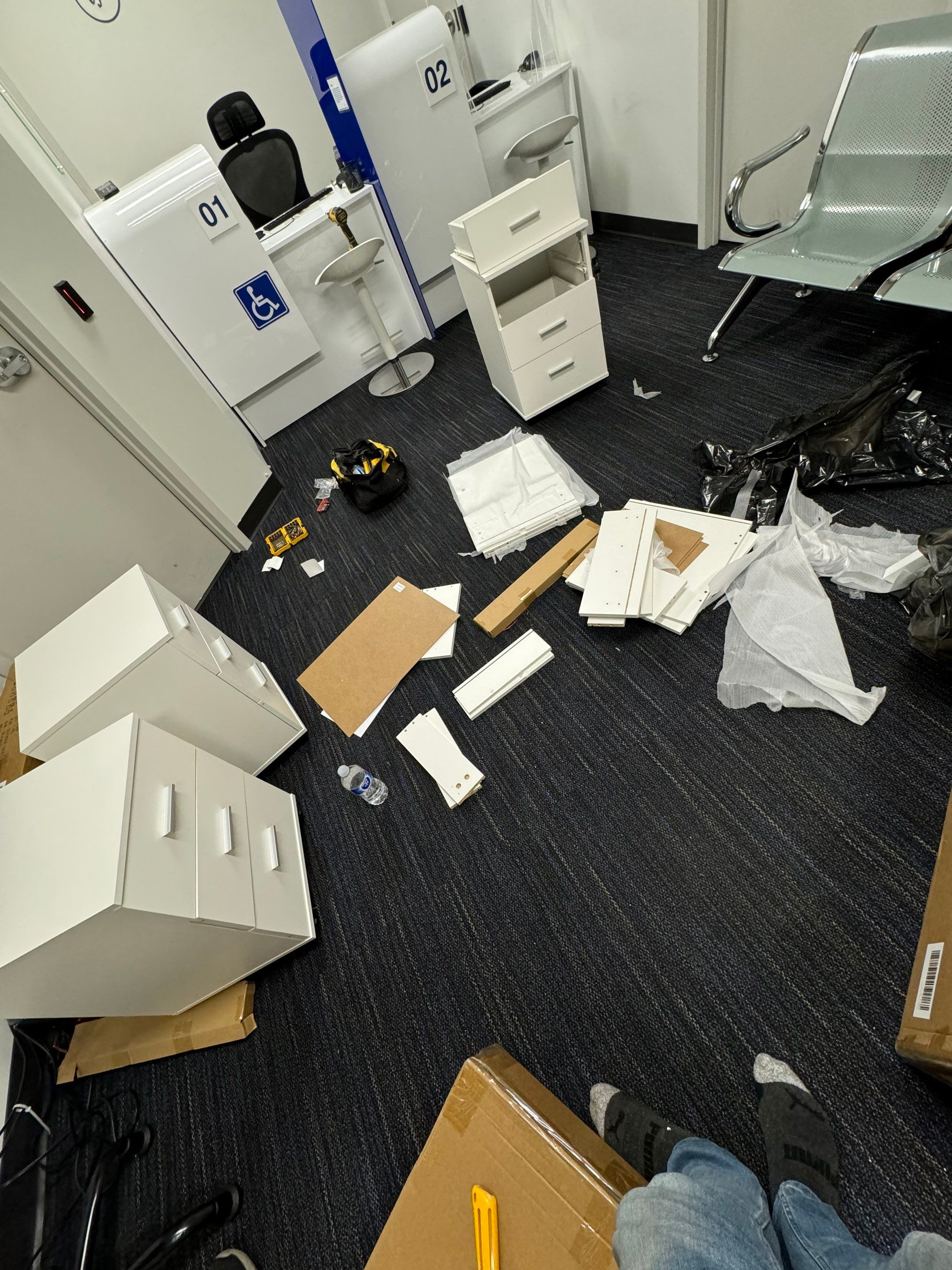 Drawer Installation For VF Service Canada by YVR Construction Group
