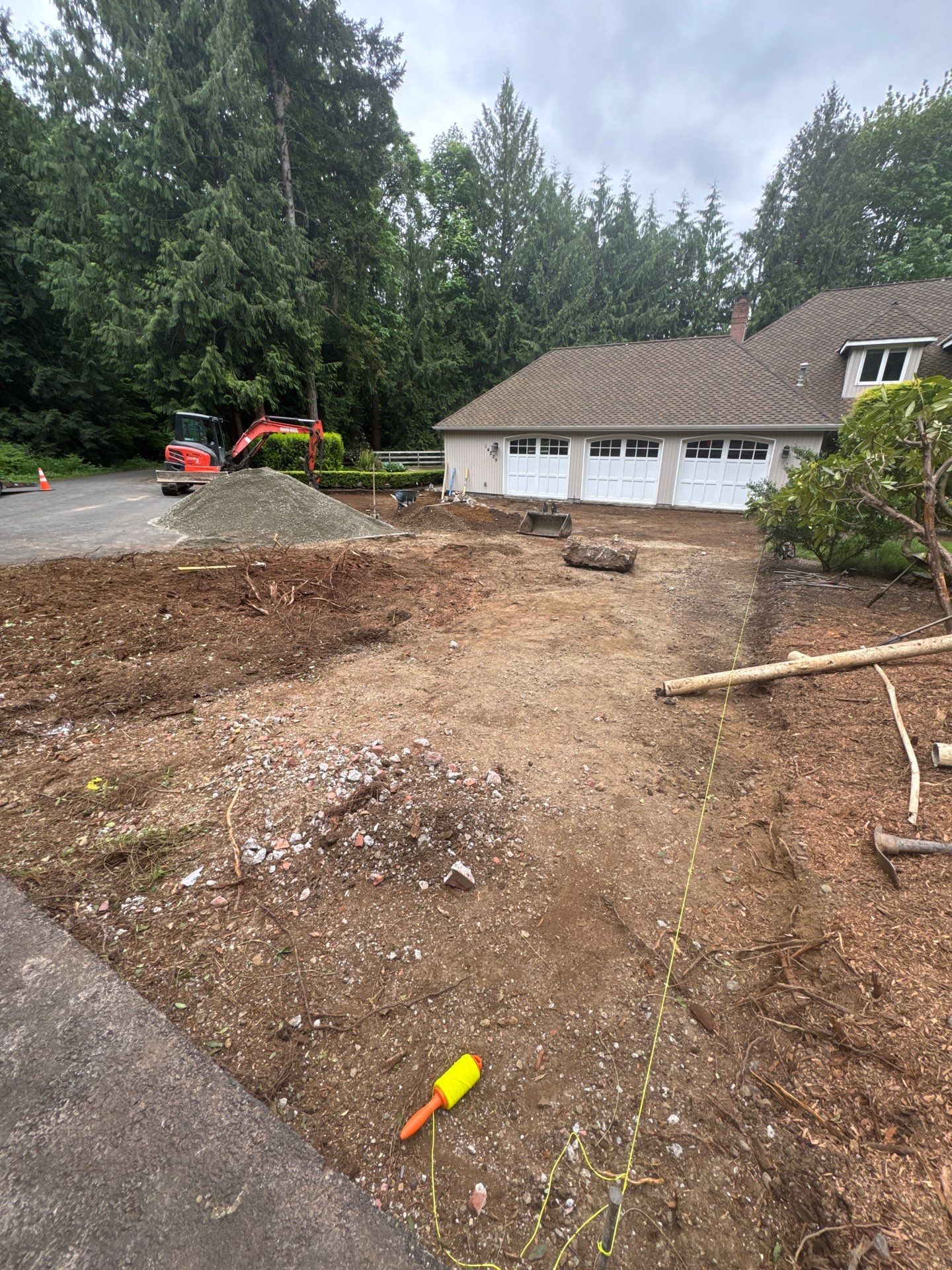 Stamped Concrete Driveway Renovation | Woodinville  by Jireh Asphalt & Concrete Inc 