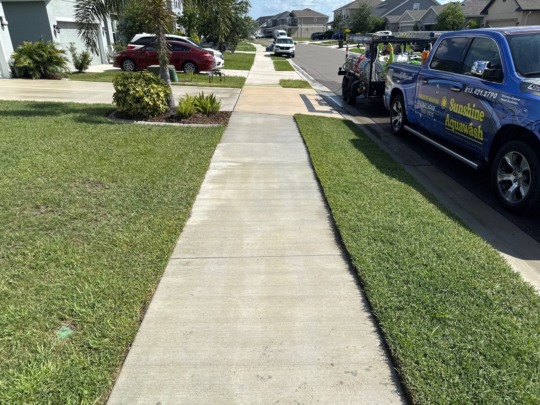 Full Exterior Cleaning Project – Willow Walk Community, Palmetto, FL by Sunshine AquaWash