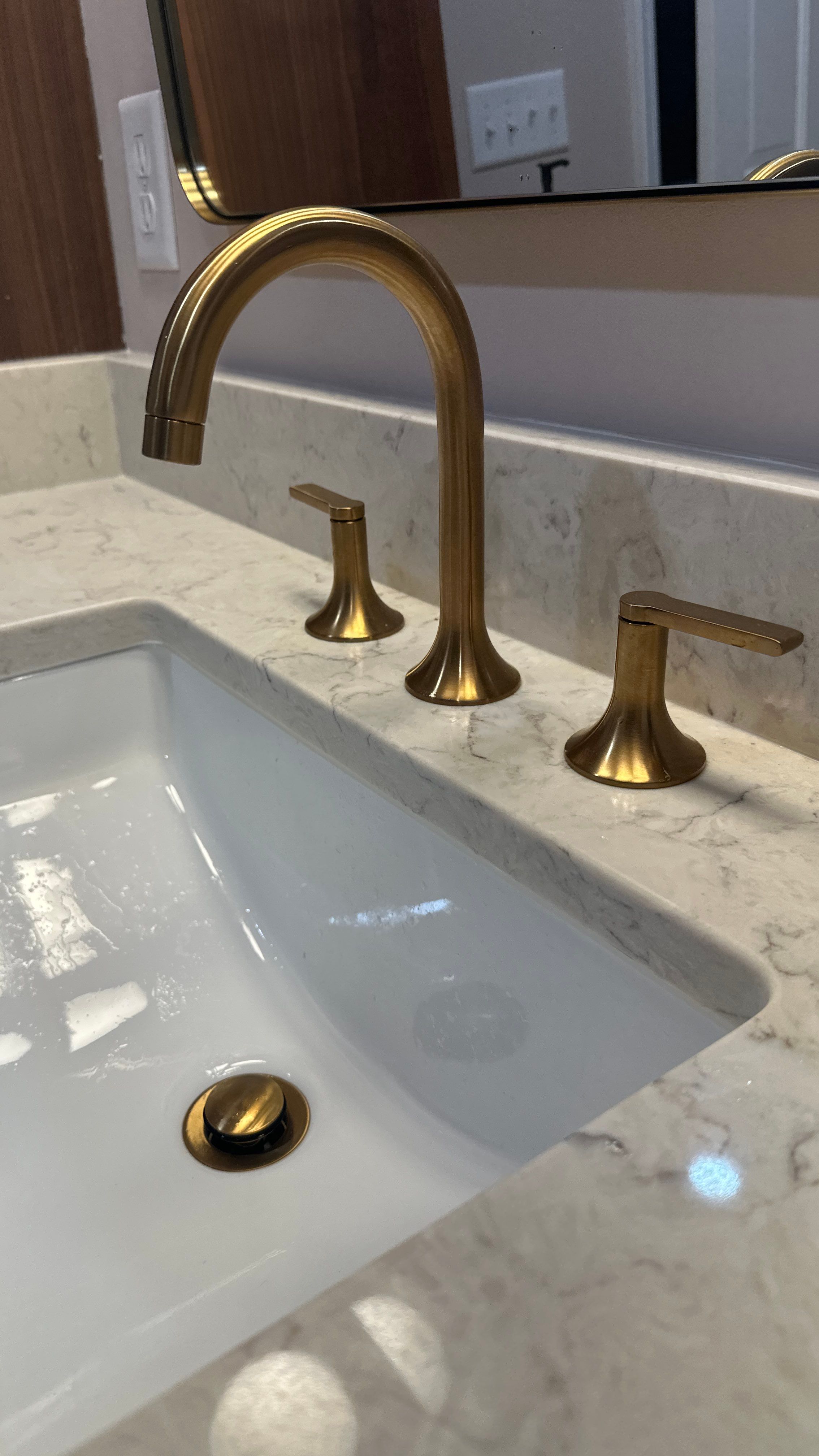 Brandt Double Bathroom Remodel by Integrity Tile and Home LLC