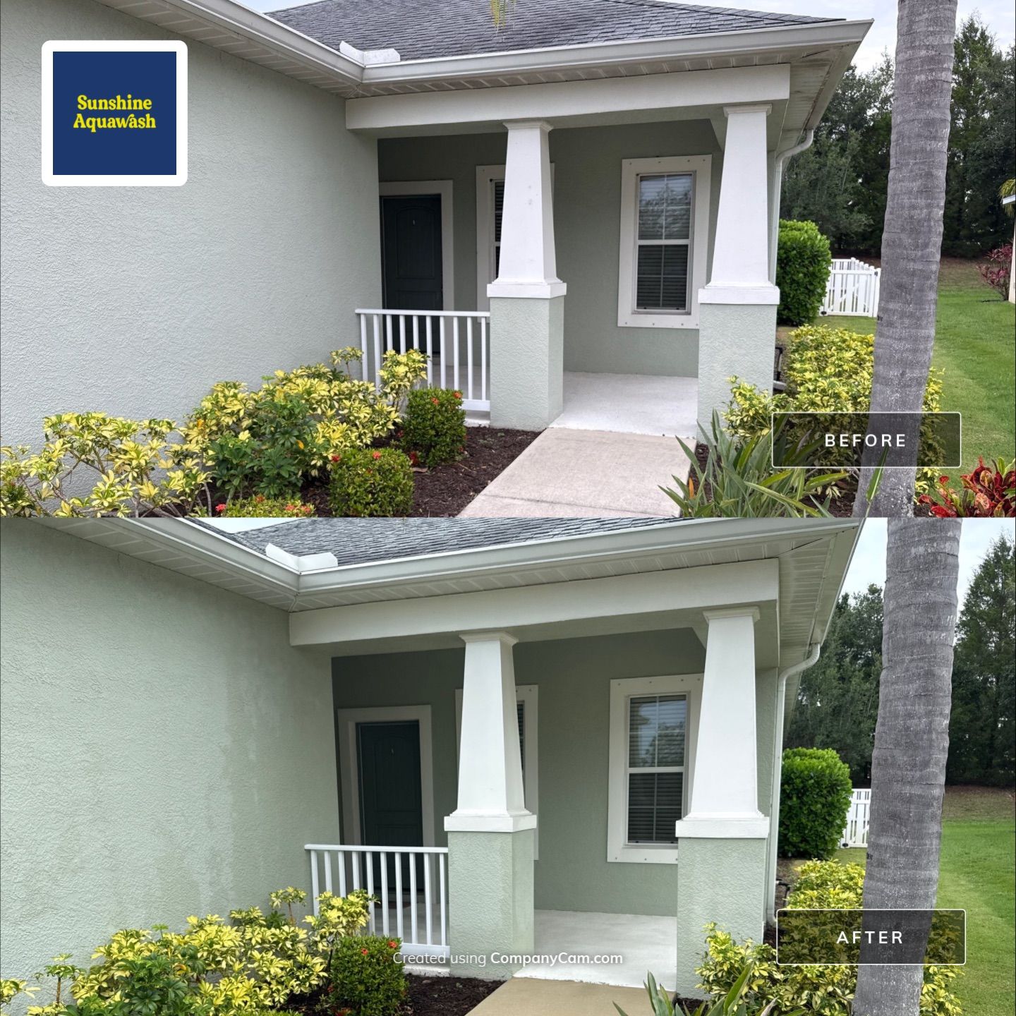 Vinyl Fence & Concrete Cleaning in Central Park at Lakewood Ranch, FL by Sunshine AquaWash