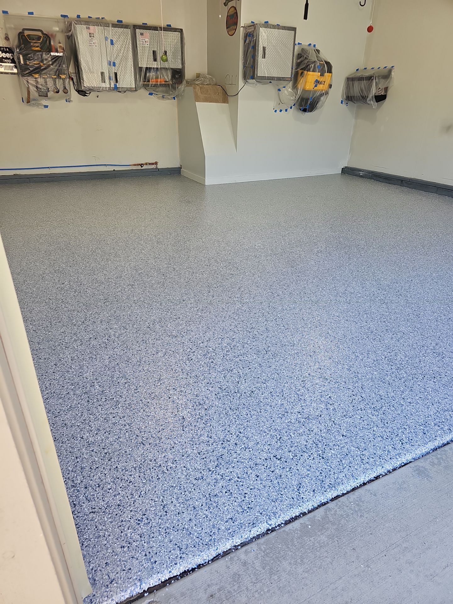 Tidal Wave Coating in Granger, IN! by Innovative Spaces / Innovative Concrete Coatings