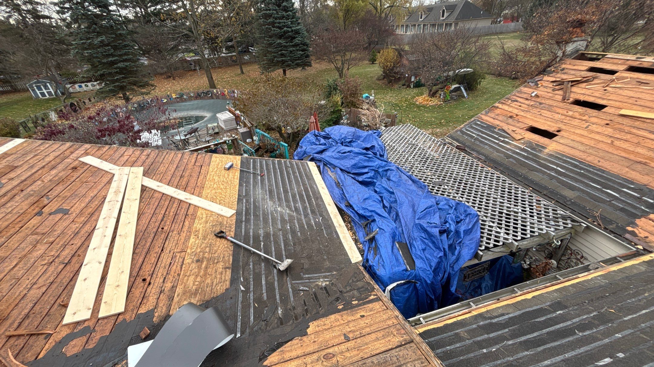 Roof Replacement using Owens Corning Aged Copper by 180 Contractors