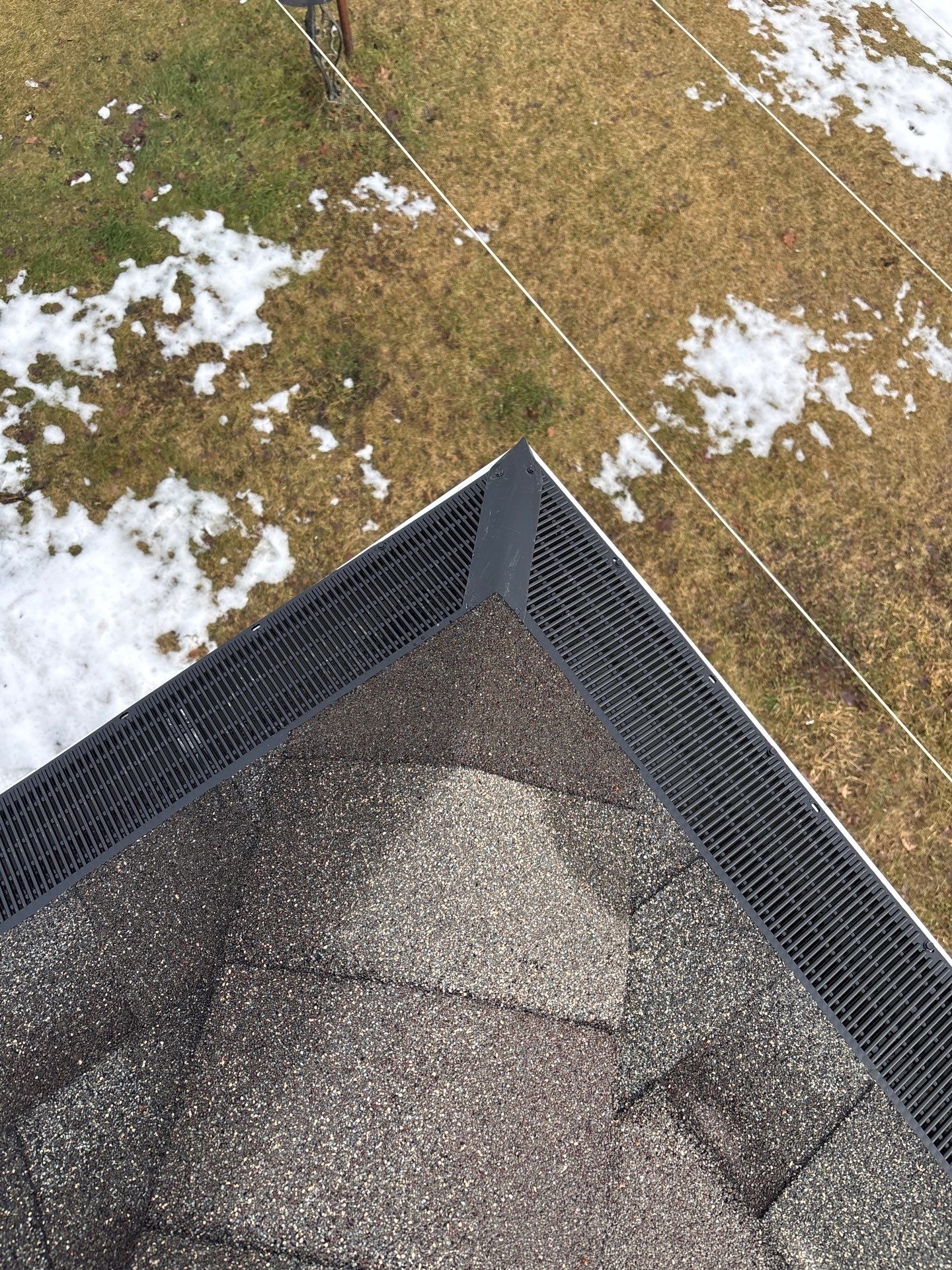 Rain Drop Gutter Guard Install Plymouth WI by Gellings Roofing & Siding