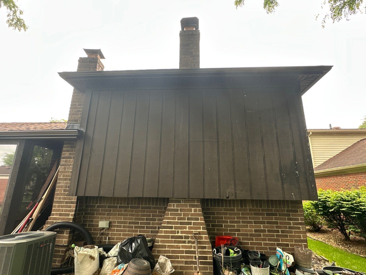 Siding Installation using Ascend 7" Composite Flagship Brown by 180 Contractors