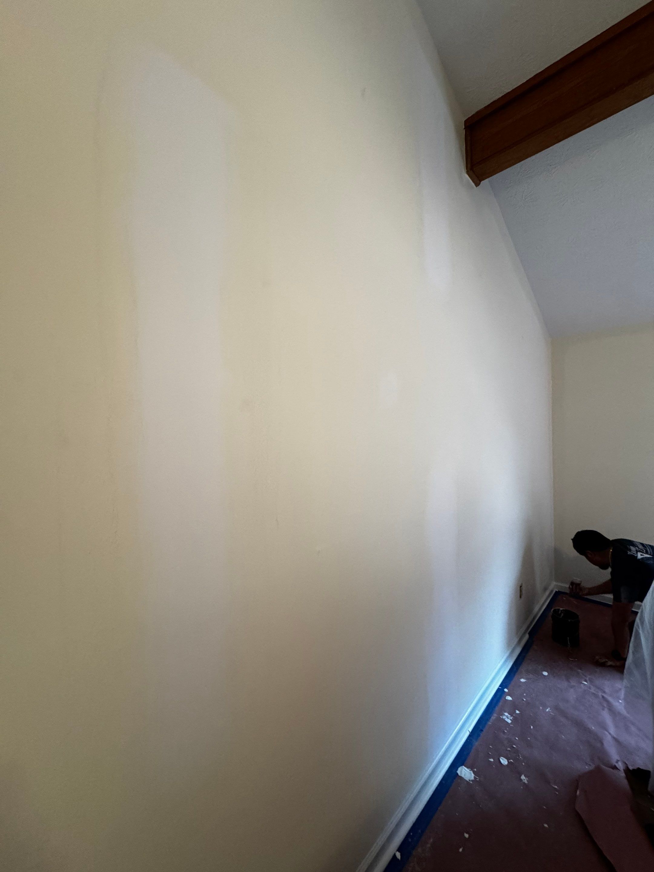 Master Bedroom Crack Repair & Repaint by PGP Surface Solutions, LLC