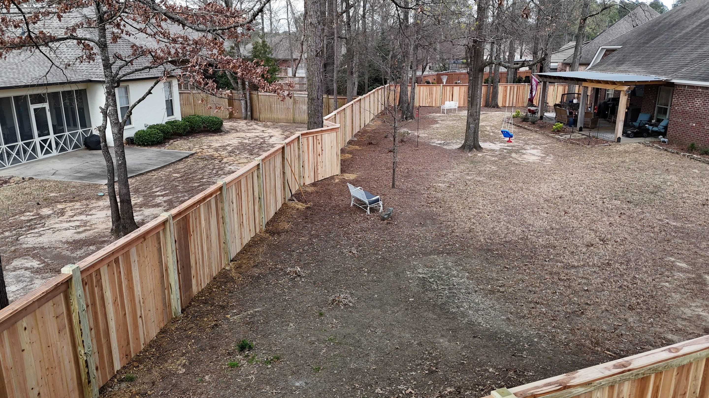 6' Cedar Good Neighbor 6x6  by Roberson Construction LLC