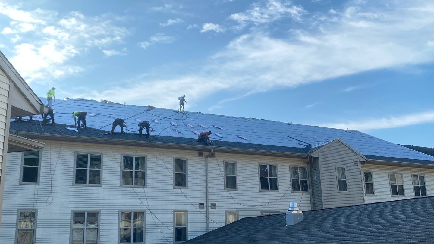 Commercial Roofing Installation using GAF Timberline  by All Site Roofing